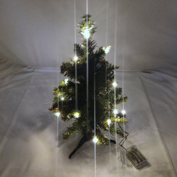 Juletræ med lys