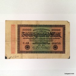 5 forskellige tyske sedler